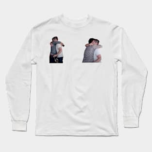 j2 and cockles hugs jared and jensen misha and jensen hugs supernatural Long Sleeve T-Shirt